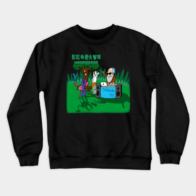 BioRave Crewneck Sweatshirt by lleganyes